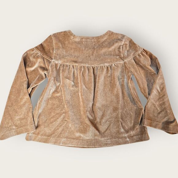 Madewell Texture & Thread Brown Corduroy Swing Top - Picture 4 of 7